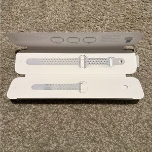 Nike White Sport Band for Apple Watch